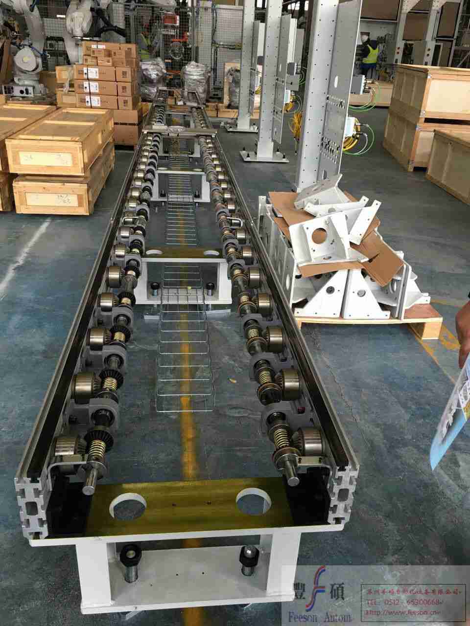 Automobile engine assembly line